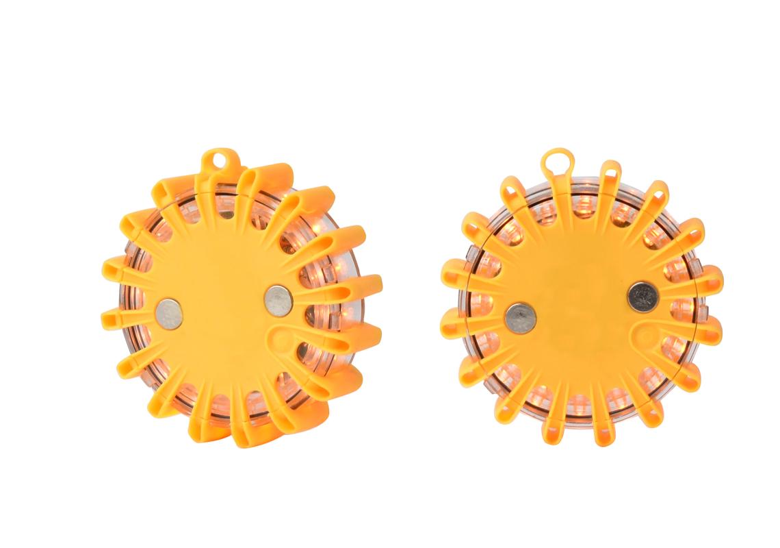 Set of 6 SPIRALED Yellow Beacons